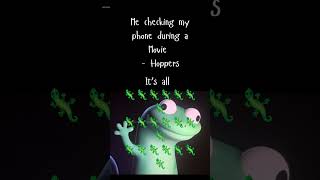When you checking your phone during a Hoppers movie 🦎🦎🦎  #lizardmeme #memes #dailytom #dailymemes