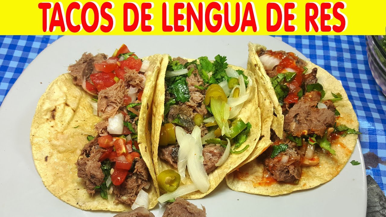 TACOS DE LENGUA CON 3 DIFERENTES SALSAS YouTube