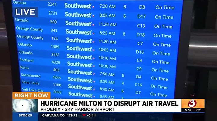 Florida airports shutting down due to Hurricane Milton