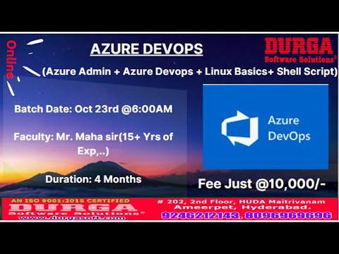 AZURE DEVOPS Online Training @ DURGASOFT