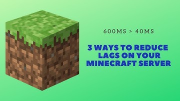 3 ways to REDUCE LAGS on your minecraft server (minehut)