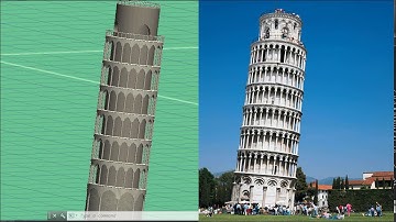 AutoCAD 3D Practice Drawing - Leaning Tower of Pisa (Italy) - QasimCAD