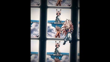 SSJ3 Goku Vs SSJ3 Gotenks