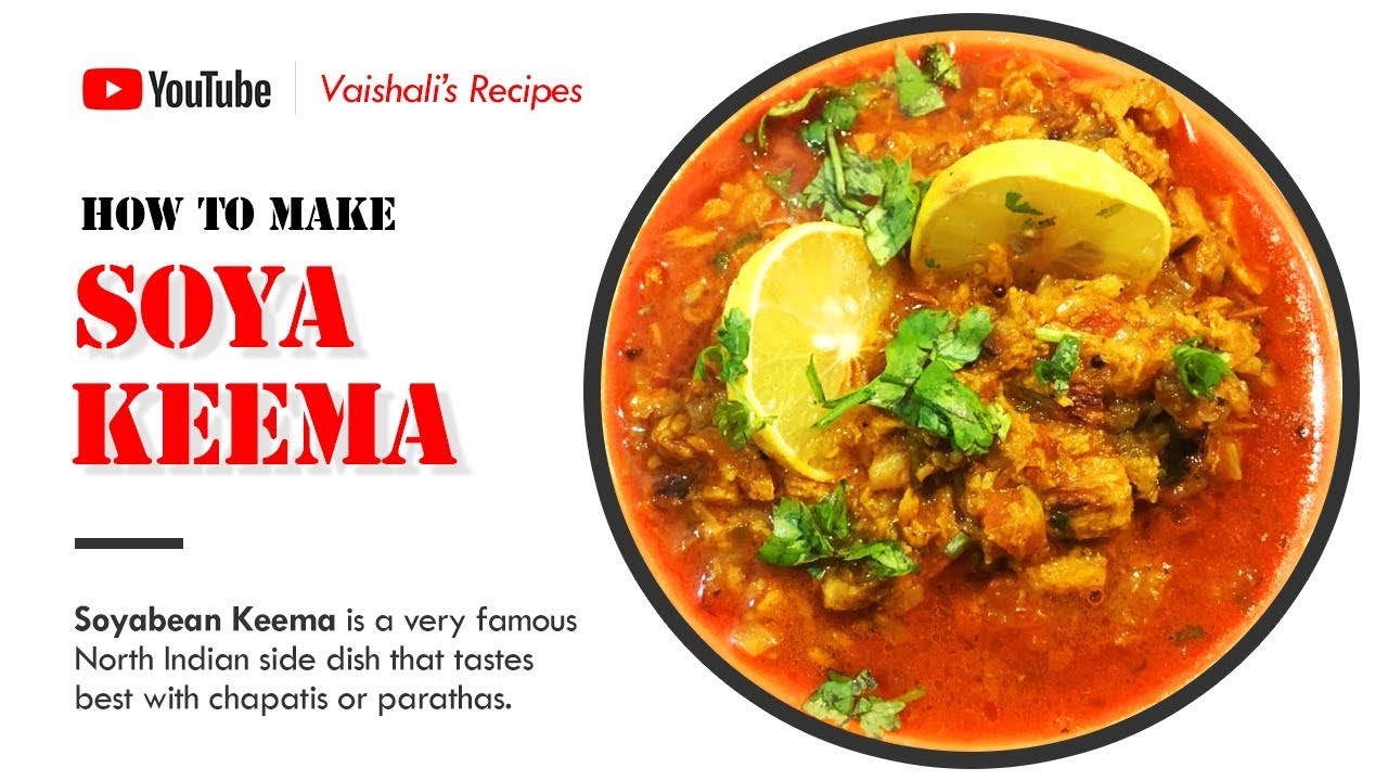 soya keema recipe soybean keema how to make soya chunks keema YouTube