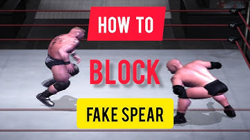 How to block fake spear wwe SmackDown here comes the pain goldberg vs brock lessnar