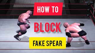 How to block fake spear wwe SmackDown here comes the pain goldberg vs brock lessnar screenshot 4