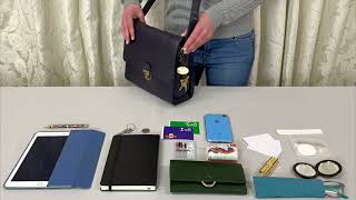 Multiple Pockets For Organisation - Diana Leather Crossbody Bag by Catwalk Collection Handbags screenshot 5