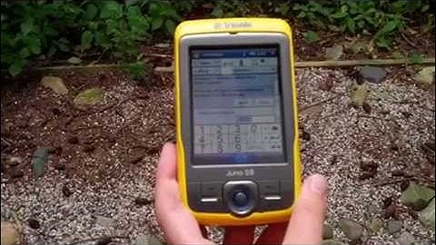 GPS Trimble Training 8 - Using the Juno Offset Feature Collection Option