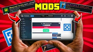 How  to install mods in aternos server | How to add mod in minecraft pe server