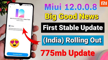 Miui 12.0.0.8 India Stable Update is rolling out for Redmi K20 | Miui 12 stable update released