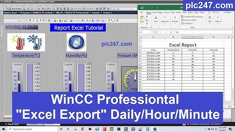[Share Code] WinCC Pro Excel Report Daily/Hour/Minute