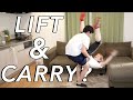 Couples Lift & Carry Challenge (Don't Try This at Home!!)