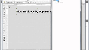 LibreOffice Base (53) View by Department pt. 1