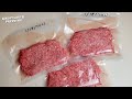 Vacuum Sealing Ground Meat for Freezing with FoodSaver