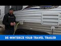 RV Newbie: De-Winterizing your RV