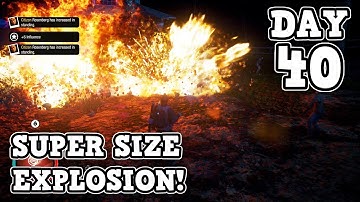 SUPER SIZE EXPLOSION! BLOWING UP ZOMBIES WITH C4s |DAY 40| STATE OF DECAY 2