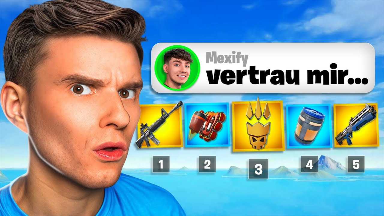 ALVI TESTET YOUTUBER-LOADOUTS IN FORTNITE CHAPTER 7 - YouTube