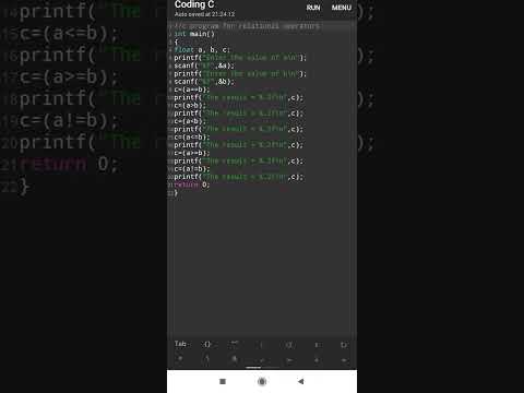 Relational Operators |