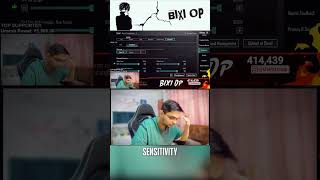 Bixi op  Sensitivity ...#pubg #bgmi #bixiop #sensitivity