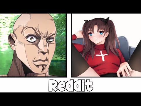 Anime Vs Reddit (The Rock Reaction Meme)