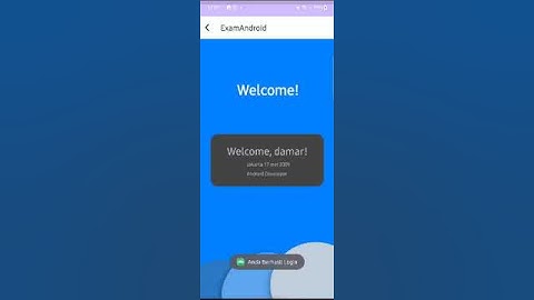Video Demo Aplikasi Login