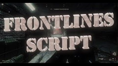 ROBLOX FRONTLINES ESP & HITBOX SCRIPT