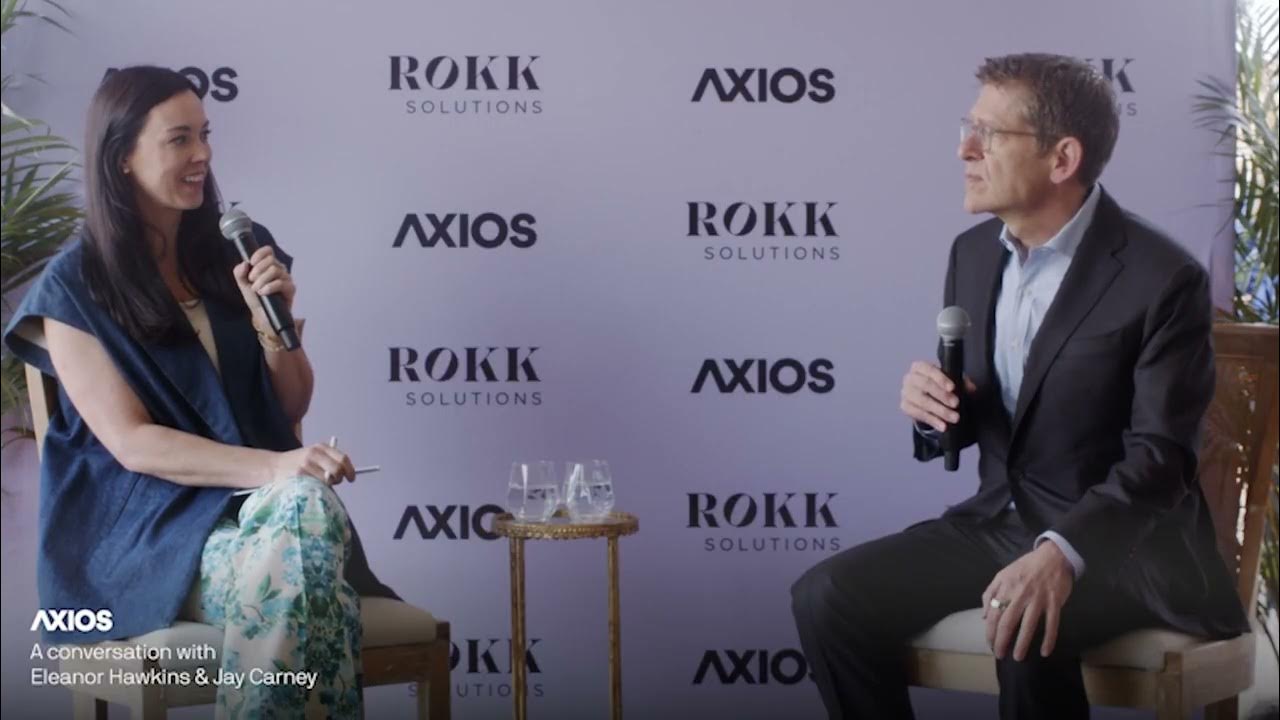 Axios' Eleanor Hawkins in conversation with Airbnb's Jay Carney ...