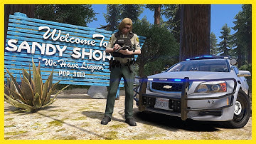NEW Sandy Shores Remastered in GTA 5  | GTA 5 Lspdfr 4K