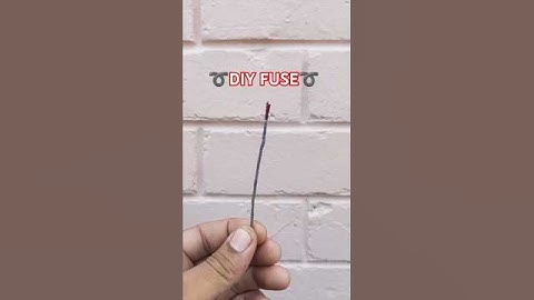HOW TO MAKE A DIY FUSE!💥#experiment #fuse #fireworks #entertainment #how #new #shorts #diy #tricks