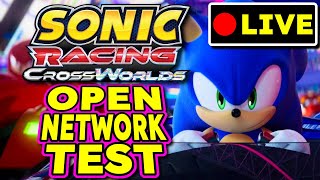 GET IN HERE!! - Sonic Racing Crossworlds Open Network Test (Session 1) @NSZ_Channel