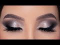 Classic Silver Sparkly Smokey Eyes Tutorial