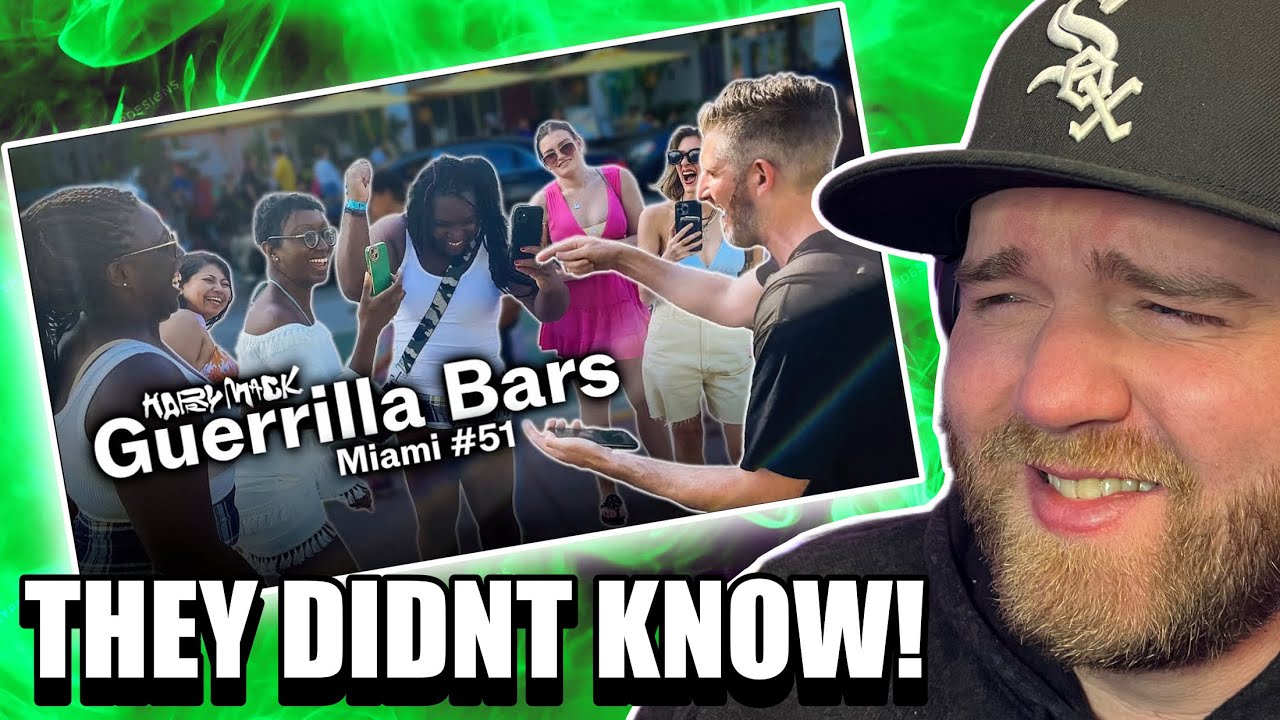 ACCIDENTALLY WENT LIVE 😂 | Harry Mack- Guerrilla Bars #51 | Miami - That’s a Freestyle!!