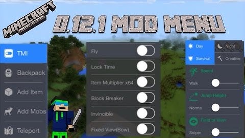 MCPE IOS 0.12.1 Mod Menu ~ XGAMEMOD ~ How To Install