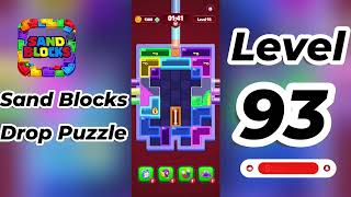 Sand Blocks Drop Puzzle Level 93 Walkthrough 🎮| Go Answer