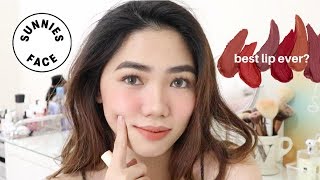 SUNNIES FACE LIP SWATCH (Gradient & Full Lip) + Review | Weeko