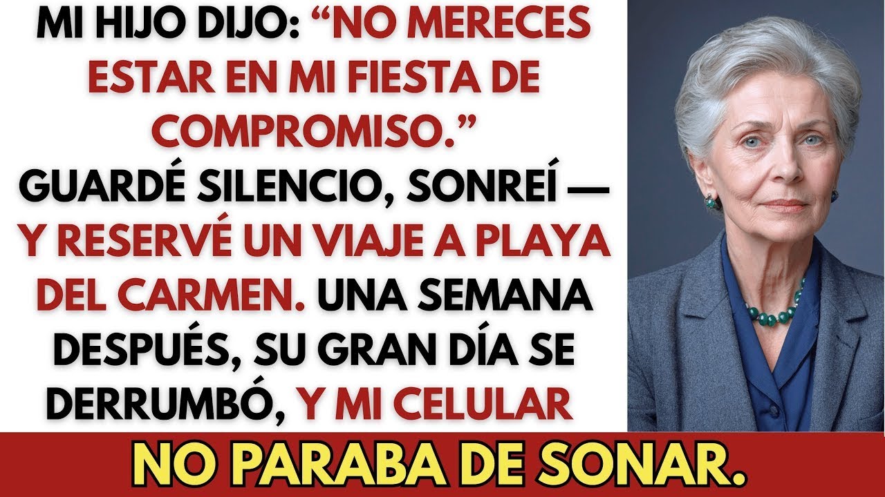 Mi Hijo Dijo Que No Merecia Su Fiesta De Compromiso Me Fui A La Playa Y Mi Celular Explot