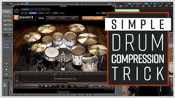 Simple Drum Compression Trick - How I Get My Drum Sounds With EZ Drummer 2