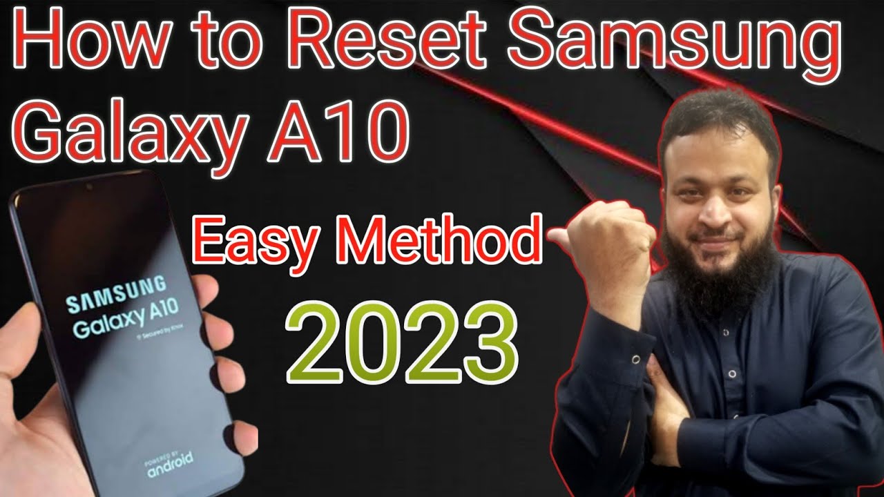 How to Reset Samsung Galaxy A10 | Samsung Galaxy A10 Hard Reset