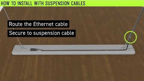 Shure MXA710 How To Install with Suspension Cables