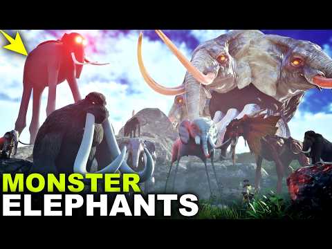 Epic Mammoths & Monster Elephants Size Comparison 3D | World Eater Elephant vs Zunesha vs Behemoth