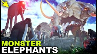 Epic Mammoths U0026 Monster Elephants Size Comparison 3d  World Eater Elephant Vs Zunesha Vs Behemoth