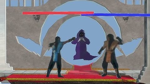 LittleBigPlanet 2 Mortal Kombat Sub Zero vs Scorpion (The Shadow Monastery)