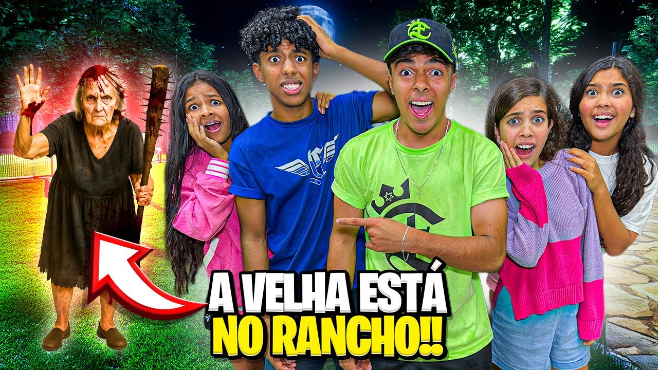 A VELHA ASSOMBRADA APARECEU NO RANCHO E TODOS FICARAM ASSUSTADOS!!😱 