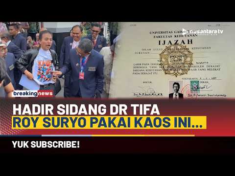 Usai Sidang dr Tifa, Roy Suryo: Jokowi Harus Diadili Dengan Ijazah Palsunya!