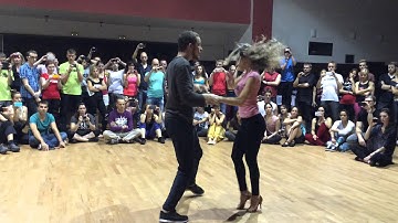 Zouk demo with Bruno & Eglantine @ Zouktime! 2014