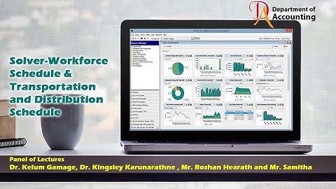 Solver-Workforce Scheduling and Transportation Scheduling