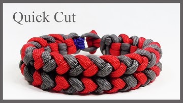 Paracord Bracelet Instructions: "Ecstatitic" Bracelet Design Quick Cut