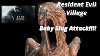 Running From the Baby Slug Monster in Resident Evil Village!