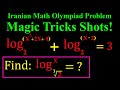 Mastering Logarithm Equations | Incredible Tricks | Math Olympiad Challenge