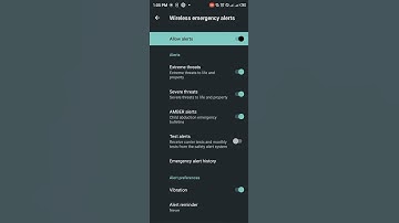 WIRELESS EMERGENCY ALERT ON INFINIX HOT 12i..